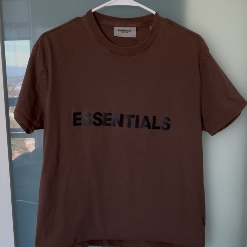 Essentials Dark Brown Short Sleeve Tee
